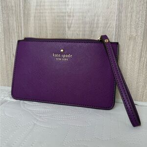 Kate Spade Vibrant Purple Wristlet